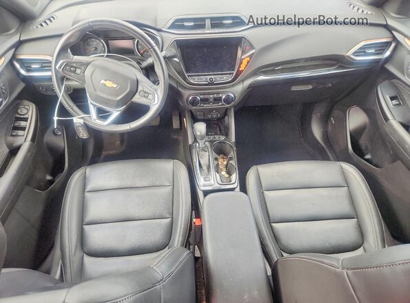 KL79MSSL3MB015484 2021 CHEVROLET TRAILBLAZER Коричневый Вид панели приборов