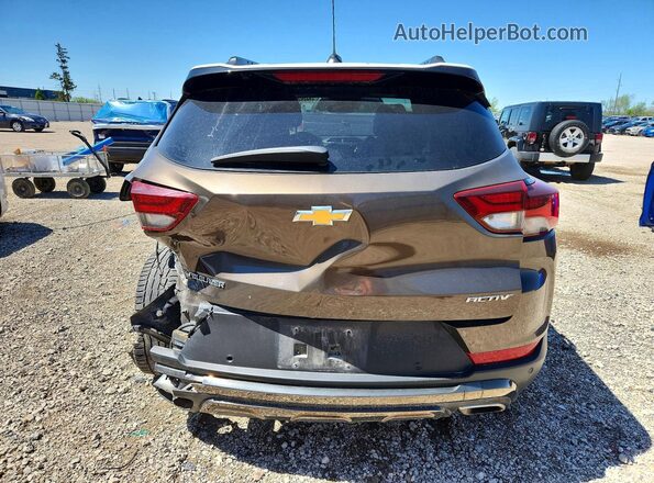 KL79MSSL3MB015484 2021 CHEVROLET TRAILBLAZER Коричневый Вид сзади