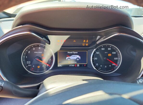 KL79MSSL3MB015484 2021 CHEVROLET TRAILBLAZER Коричневый Вид щитка приборов