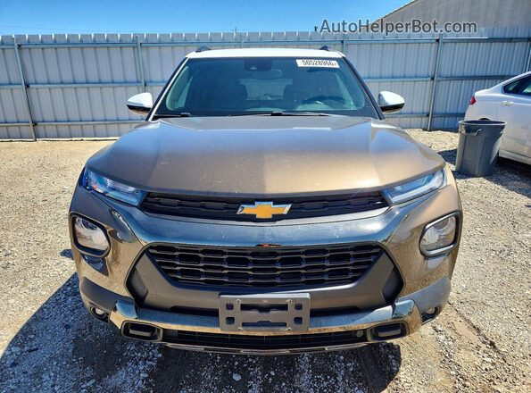 KL79MSSL3MB015484 2021 CHEVROLET TRAILBLAZER Коричневый Вид спереди