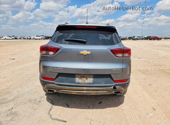 KL79MSSL3MB165997 2021 CHEVROLET TRAILBLAZER Серебряный Вид сзади