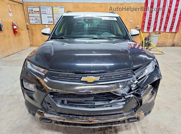 KL79MSSL4MB083468 2021 CHEVROLET TRAILBLAZER Black Widok z przodu