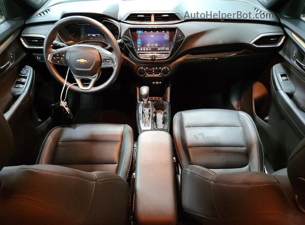 KL79MSSL4MB083468 2021 CHEVROLET TRAILBLAZER Black Widok deski rozdzielczej