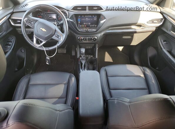 KL79MSSL4PB034744 2023 CHEVROLET TRAILBLAZER Черный Вид панели приборов