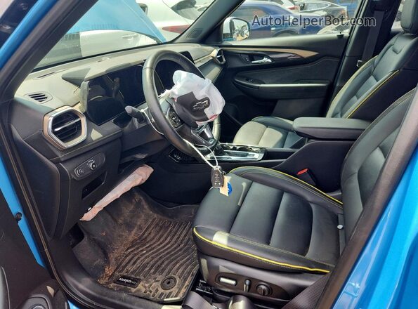 KL79MSSL4SB107572 2025 CHEVROLET TRAILBLAZER Blue წინა სალონის ხედი
