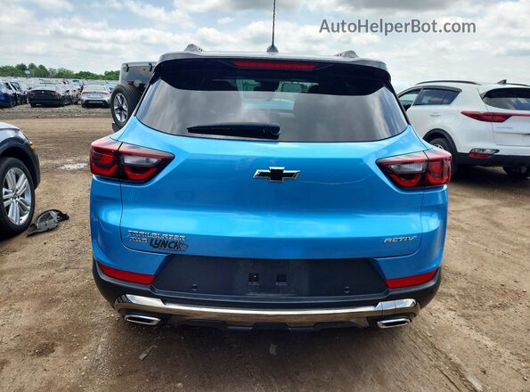 KL79MSSL4SB107572 2025 CHEVROLET TRAILBLAZER Blue უკანა ხედი
