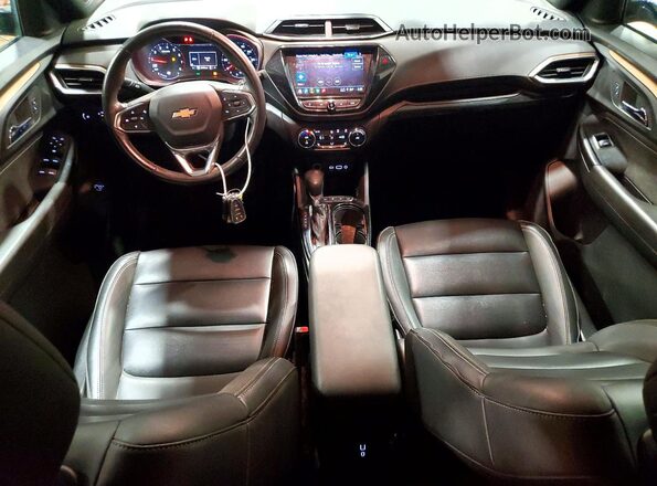 KL79MSSL5MB136601 2021 CHEVROLET TRAILBLAZER Brown Dashboard view