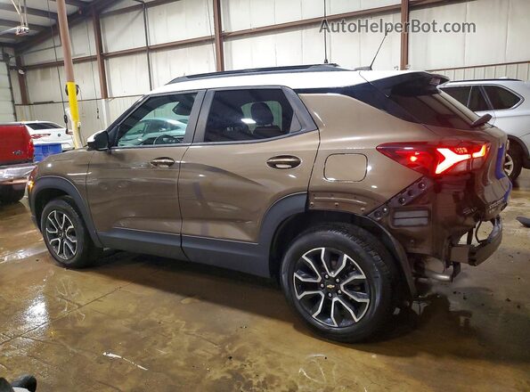 KL79MSSL5MB136601 2021 CHEVROLET TRAILBLAZER Brown Rear left