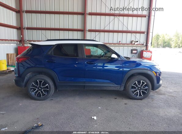 KL79MSSL5NB025516 2022 CHEVROLET TRAILBLAZER Blue Widok wnętrza z tyłu