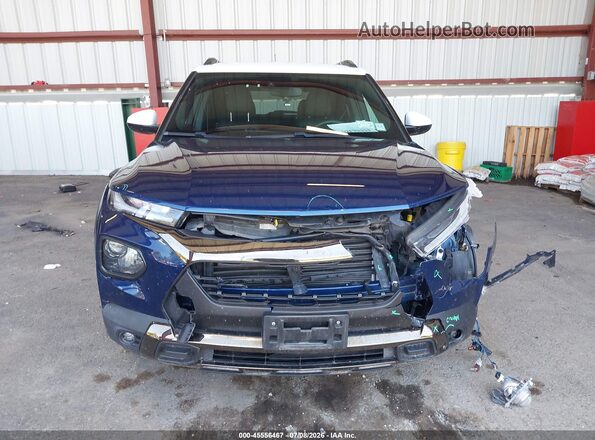 KL79MSSL5NB025516 2022 CHEVROLET TRAILBLAZER Blue Widok zestawu wskaźników