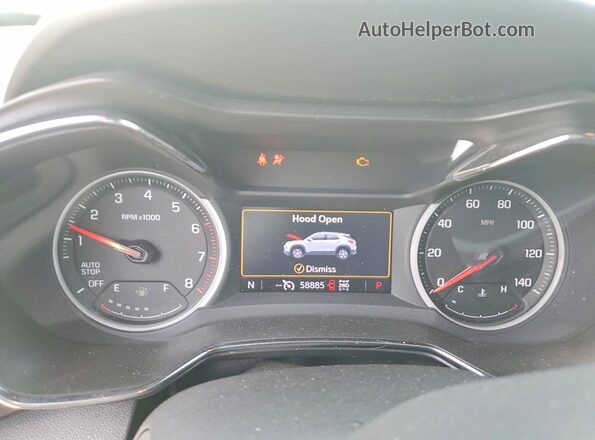 KL79MSSL8PB163568 2023 CHEVROLET TRAILBLAZER Белый Вид щитка приборов