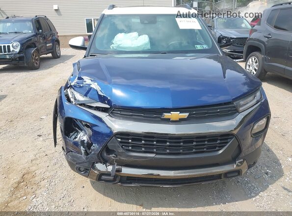 KL79MSSLXPB116574 2023 CHEVROLET TRAILBLAZER Blue Front view