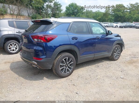 KL79MSSLXPB116574 2023 CHEVROLET TRAILBLAZER Blue Rear right