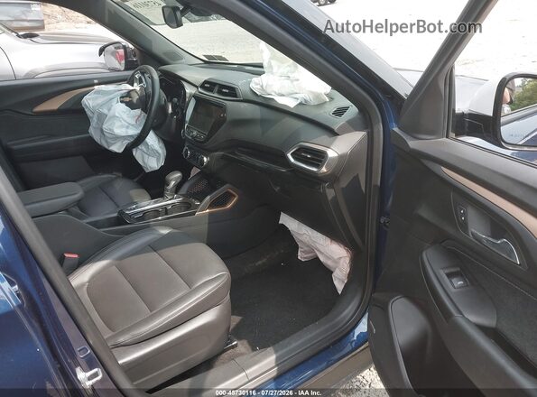 KL79MSSLXPB116574 2023 CHEVROLET TRAILBLAZER Blue Front interior view