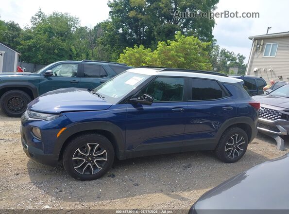 KL79MSSLXPB116574 2023 CHEVROLET TRAILBLAZER Blue 360 interior view