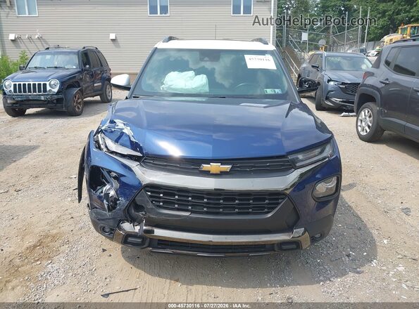 KL79MSSLXPB116574 2023 CHEVROLET TRAILBLAZER Blue Instrument cluster view