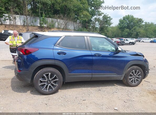 KL79MSSLXPB116574 2023 CHEVROLET TRAILBLAZER Blue Rear interior view