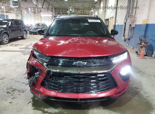 KL79MTSL0MB009860 2021 CHEVROLET TRAILBLAZER Red Widok z przodu
