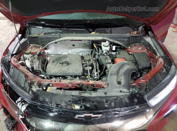 KL79MTSL0MB009860 2021 CHEVROLET TRAILBLAZER Red Widok komory silnika