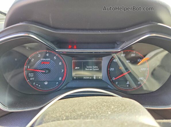 KL79MTSL0NB068831 2022 CHEVROLET TRAILBLAZER Черный Вид щитка приборов