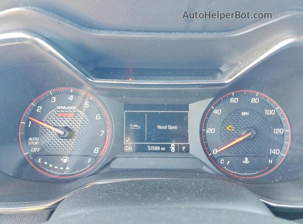 KL79MTSL0NB108826 2022 CHEVROLET TRAILBLAZER Burgundy Vista del cuadro de instrumentos