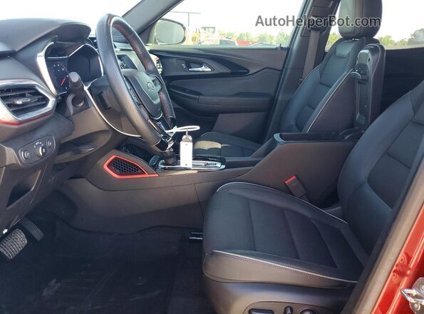 KL79MTSL0NB108826 2022 CHEVROLET TRAILBLAZER Burgundy Vista interior delantera
