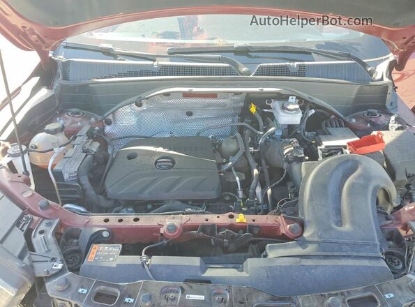 KL79MTSL0NB108826 2022 CHEVROLET TRAILBLAZER Burgundy Vista del compartimento del motor