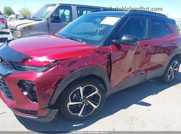 KL79MTSL0PB081517 2023 CHEVROLET TRAILBLAZER Red Vista frontal