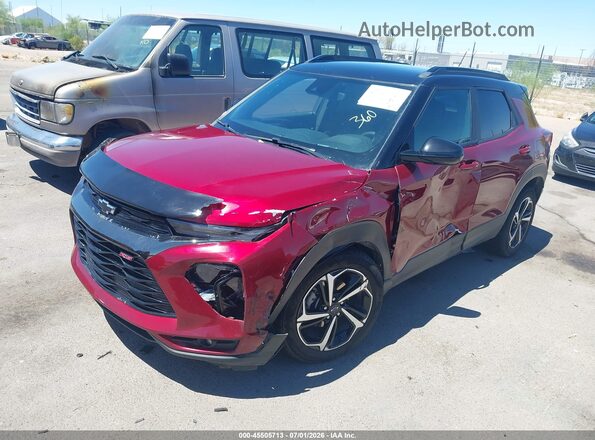 KL79MTSL0PB081517 2023 CHEVROLET TRAILBLAZER Red Vista tres cuartos delantera izquierda