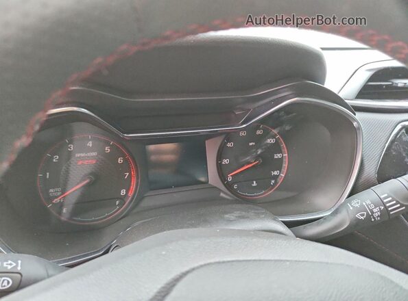 KL79MTSL0PB097510 2023 CHEVROLET TRAILBLAZER Black Instrument cluster view