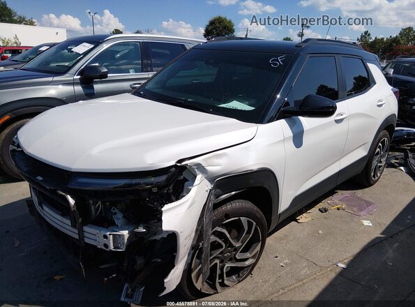 KL79MTSL0SB067075 2025 CHEVROLET TRAILBLAZER White Առջևի ձախ երեք քառորդ տեսարան