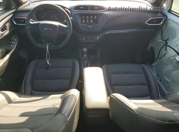 KL79MTSL1NB025311 2022 CHEVROLET TRAILBLAZER White წინა პანელის ხედი
