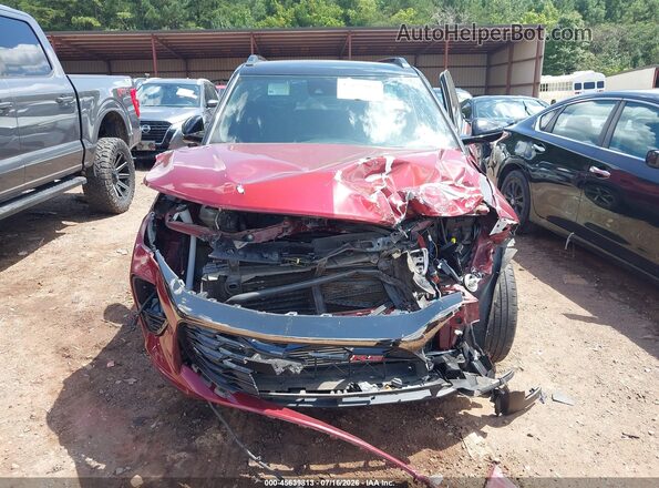 KL79MTSL1NB067199 2022 CHEVROLET TRAILBLAZER Maroon Вид щитка приладів