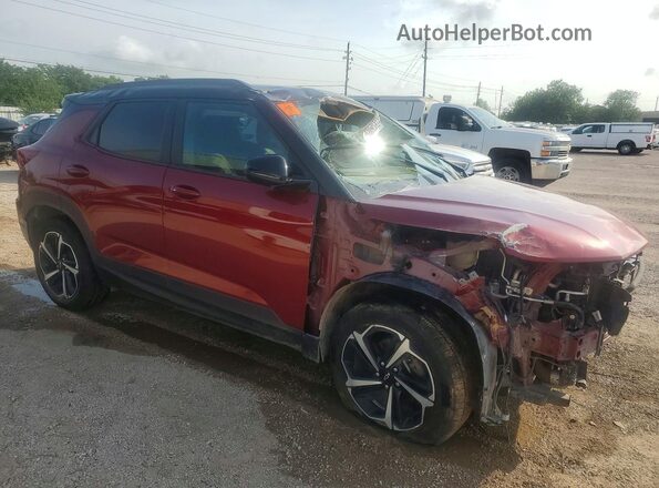 KL79MTSL1NB096685 2022 CHEVROLET TRAILBLAZER Maroon Առջևի աջ