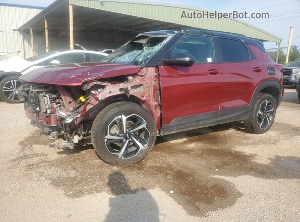 KL79MTSL1NB096685 2022 CHEVROLET TRAILBLAZER Maroon 