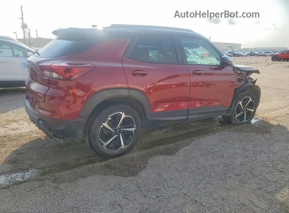 KL79MTSL1NB096685 2022 CHEVROLET TRAILBLAZER Maroon Հետևի աջ