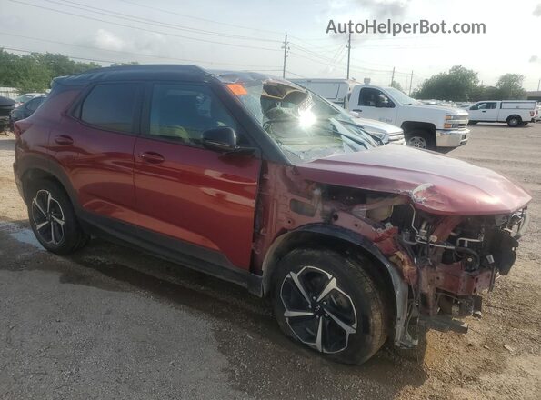 KL79MTSL1NB096685 2022 CHEVROLET TRAILBLAZER Maroon 