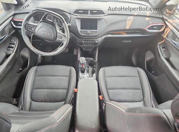 KL79MTSL1NB102890 2022 CHEVROLET TRAILBLAZER Maroon წინა პანელის ხედი