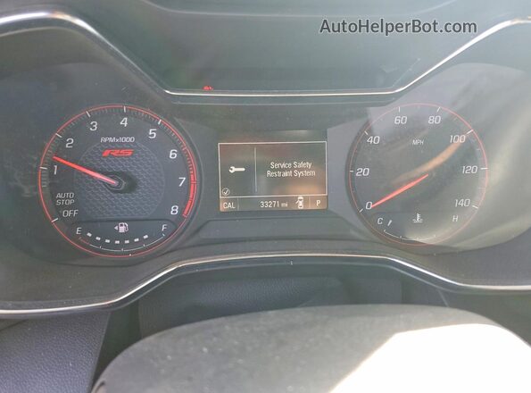 KL79MTSL1PB115139 2023 CHEVROLET TRAILBLAZER Gray ხელსაწყოთა პანელის ხედი