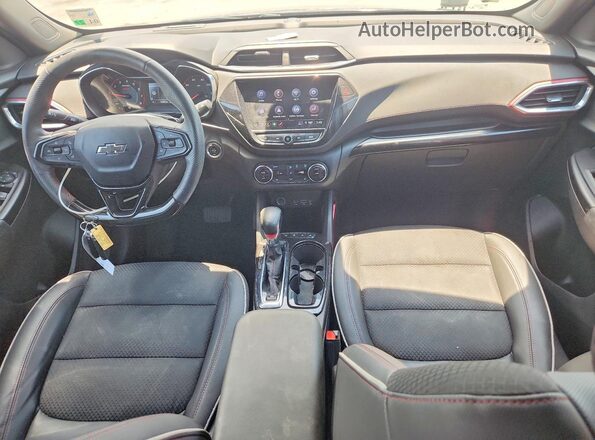 KL79MTSL1PB126383 2023 CHEVROLET TRAILBLAZER Black წინა პანელის ხედი