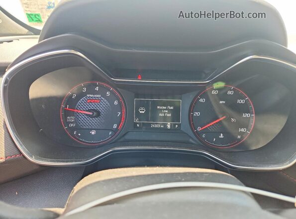 KL79MTSL1PB126383 2023 CHEVROLET TRAILBLAZER Black ხელსაწყოთა პანელის ხედი