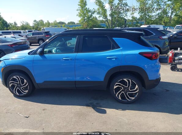 KL79MTSL1RB105262 2024 CHEVROLET TRAILBLAZER Blue Панорамний вид салону 360°