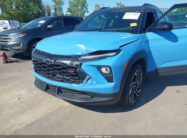 KL79MTSL1RB105262 2024 CHEVROLET TRAILBLAZER Blue Вид спереду