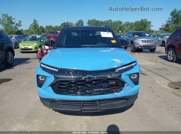 KL79MTSL1RB105262 2024 CHEVROLET TRAILBLAZER Blue Вид щитка приладів