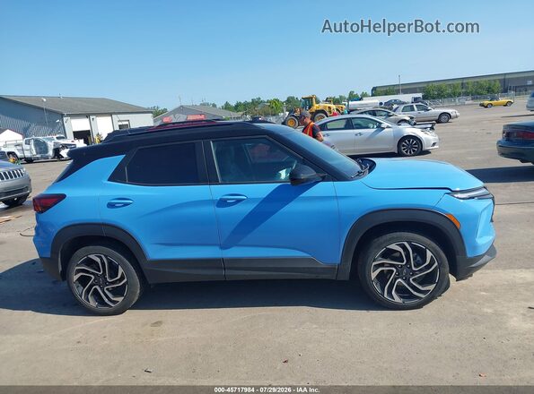 KL79MTSL1RB105262 2024 CHEVROLET TRAILBLAZER Blue Вид задньої частини салону