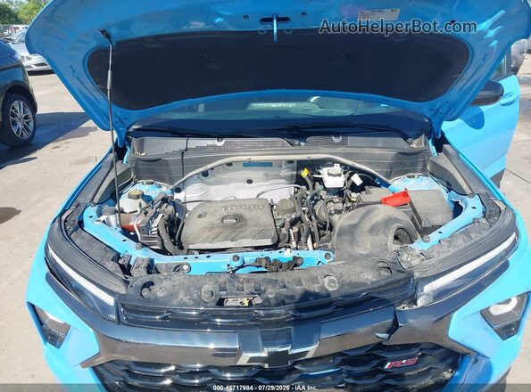 KL79MTSL1RB105262 2024 CHEVROLET TRAILBLAZER Blue Вид ззаду