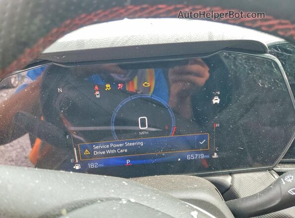 KL79MTSL1SB089800 2025 CHEVROLET TRAILBLAZER Gray Instrument cluster view