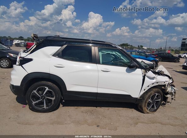 KL79MTSL2MB113864 2021 CHEVROLET TRAILBLAZER White Vista del cuadro de instrumentos