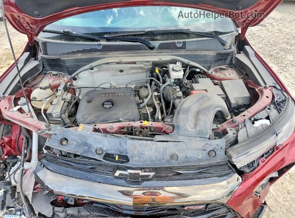 KL79MTSL2NB066210 2022 CHEVROLET TRAILBLAZER Burgundy ძრავის განყოფილების ხედი