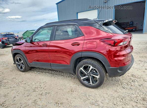 KL79MTSL2NB066210 2022 CHEVROLET TRAILBLAZER Burgundy უკანა მარცხენა